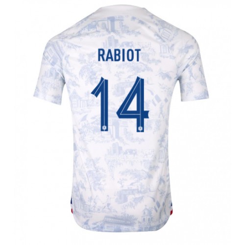 Moški Nogometni dresi Francija Adrien Rabiot #14 Gostujoči SP 2022 Kratek Rokav